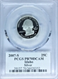 2007-S 25C Idaho Silver PR70DCAM