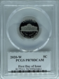2020-W 5C First Day of Issue Red Jamie Franki PR70DCAM