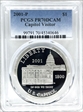 2001-P $1 Capitol Visitor PR70DCAM