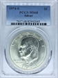 1974-S $1 Silver MS68