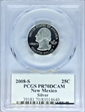 2008-S 25C New Mexico Silver PR70DCAM