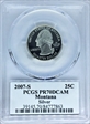 2007-S 25C Montana Silver PR70DCAM