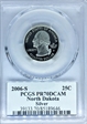 2006-S 25C North Dakota Silver PR70DCAM