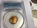 1934 1C MS66RD