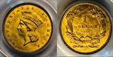 1861 G$1 MS62