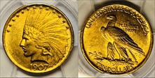 1907 $10 Indian MS61
