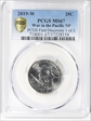 2019-W 25C War in the Pacific NP PCGS First Discovery 1 of 3 MS67