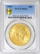 1904 $20 MS64