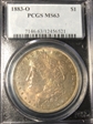 1883-O $1 MS63