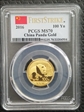 2016 100 Yn Panda Gold First Strike MS70