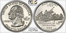 1999-S 25C New Jersey Silver PR69DCAM