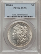 1884-S $1 AU55