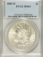 1882-O $1 MS64