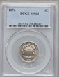 1876 5C MS64