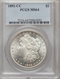 1892-CC $1 MS64