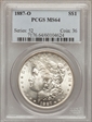 1887-O $1 MS64