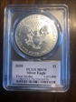2020 $1 Silver Eagle First Strike Cleveland Native American 1 of 1000 MS70
