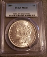 1889 $1 MS64