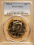 1991-P 50C MS66