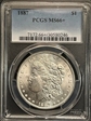 1887 $1 MS66+