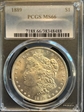 1889 $1 MS66