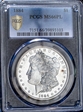 1884 $1 MS66PL