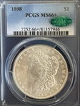 1898 $1 MS66+