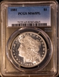 1881 $1 MS65PL
