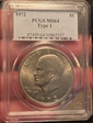 1972 $1 Type 1 MS64