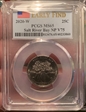 2020-W 25C Salt River Bay NP V75 Early Find MS65