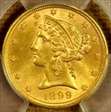 1899 $5 MS63