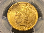 1910-D $10 MS63