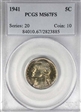 1941 5C MS67FS