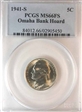 1941-S 5C MS66FS