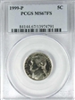 1999-P 5C MS67FS