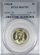 1944-D 5C MS67FS