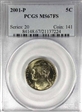2001-P 5C MS67FS