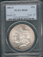 1882-S $1 MS68