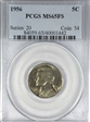 1956 5C MS65FS