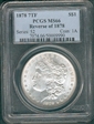 1878 7TF $1 Reverse of 1878 MS66