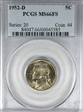 1952-D 5C MS66FS
