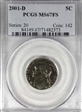 2001-D 5C MS67FS