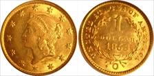 1853-O G$1 MS62