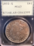 1882-S $1 MS63