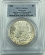 1921 $1 Morgan MS63