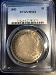 1882 $1 MS64