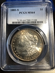 1881-S $1 MS64