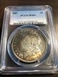 1887 $1 MS64