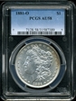 1881-O $1 AU58