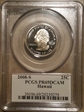 2008-S 25C Hawaii PR69DCAM
